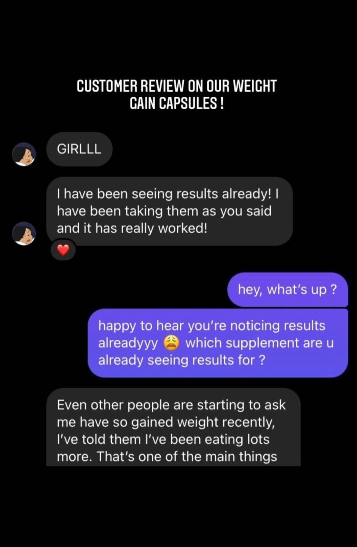 Weight Gain Capsules